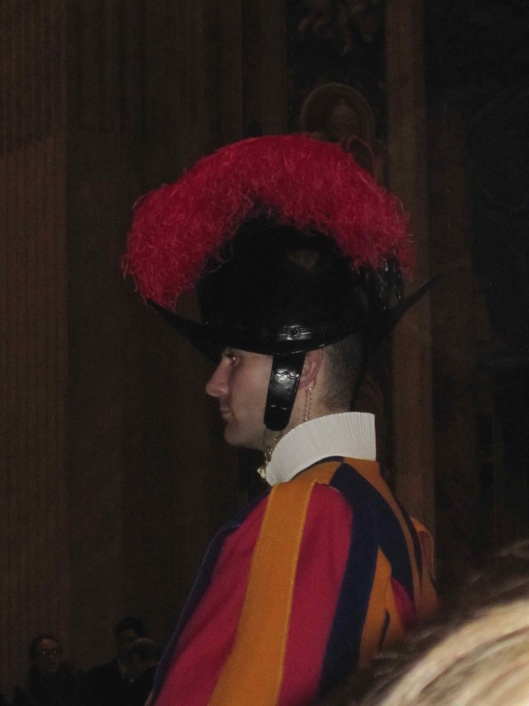 Swiss guard at the Vatican