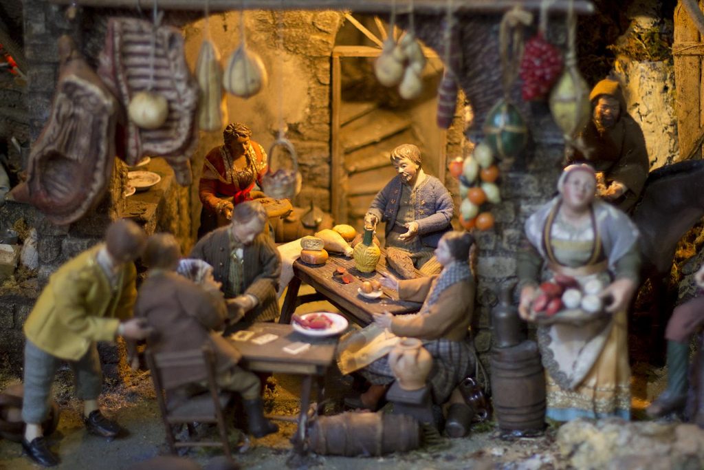 Detail of Neapolitan Nativity in Sorrento, photo by Gustavo Oliveira