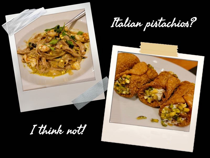 Pistachios in Italy