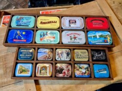 Licorice tins at Museo della Liquirizia "Giorgio Amarelli" Amarelli licorice