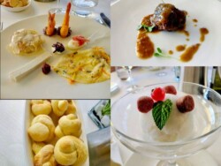 Elegant lunch in Reggio – the guanciale (cheek) of the podolica, a distinct cattle breed of Southern Italy, was like butter, but smoother... Italian food