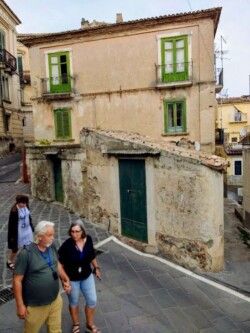 Taking a walk in Rossano on the Calabria Cultural Tour Calabria tour
