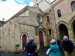 Admiring Tropea's Cathedral "Maria Santissima di Romania" Calabrian church