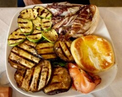 Grilled vegetables and cheese Calabrian grill